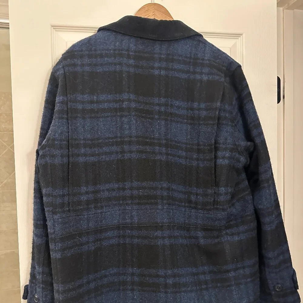 Barn Jacket™ in plaid English wool with PrimaLoft
